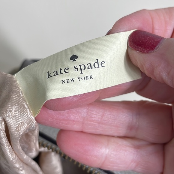 Kate Spade Large Grey Leather Zippered Top Handle Satchel *See Description* - Picture 11 of 17